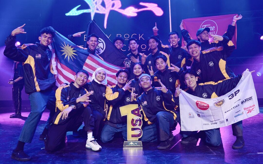 Malaysia’s winning dance team