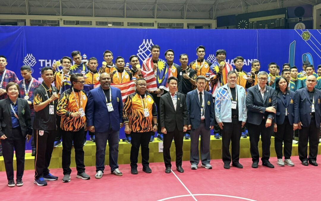 Skuad regu berpasukan sepak takraw Malaysia raih emas, tamatkan badi 34 tahun